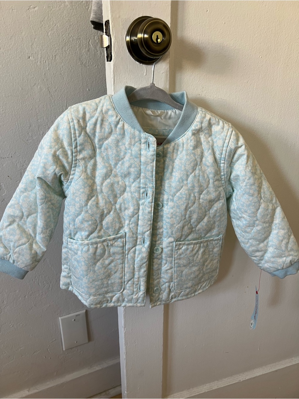 Cat & Jack Light Blue Quilted Puffer Jacket